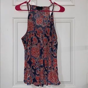 Cynthia Rowell colorful dress/casual top sz XL
